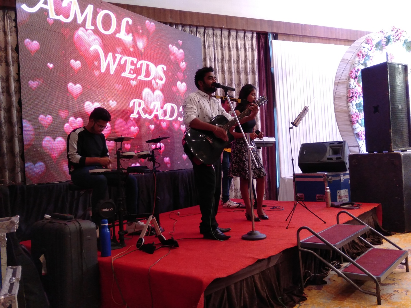 DJ Javed providing live sound
